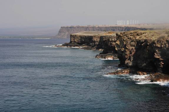 O ponto mais ao sul dos estados Unidos, na costa sul da Big Island, no Havaí